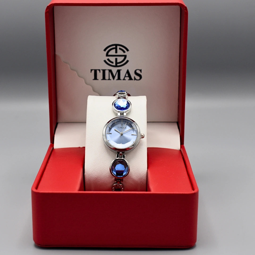 Blue Crystal Bracelet Women’s Watch