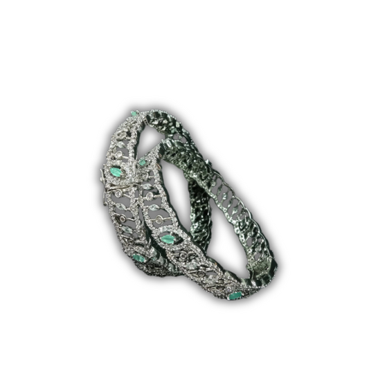 Indian One Carat Bangel Silver