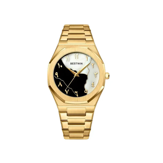 BESTWIN Creative Gold Dial Men’s Watch