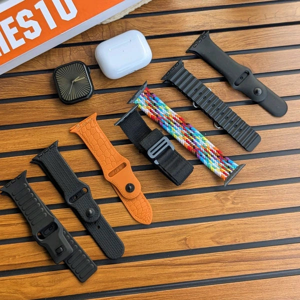 TLTM-M2000 Smart Watch & Earbuds – Full Touch, Fitness & Calls in One!