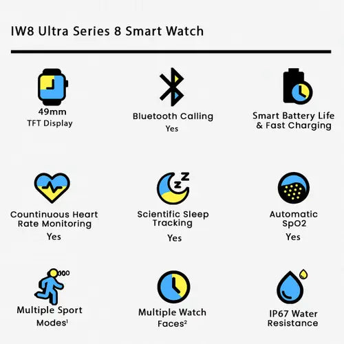 IW8 Ultra Smart Watche